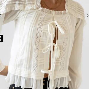 BOHME TRUE RUFFLE BLOUSE